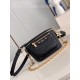 Exclusive M82208 Black Embossed] Louis Vuitton's soft take on the trendy fanny pack design, the Mini Bumbag is crafted from Monogram Empreinte leather and features a zippered main compartment and zippered pockets embelli