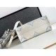 [Special original] M46993 white blue (dynamic chip version) leather is Italian A grade leather is in the quality, hardware, fabrics, handmade, oil edges, A grade production Size 18x15x8.5Cm