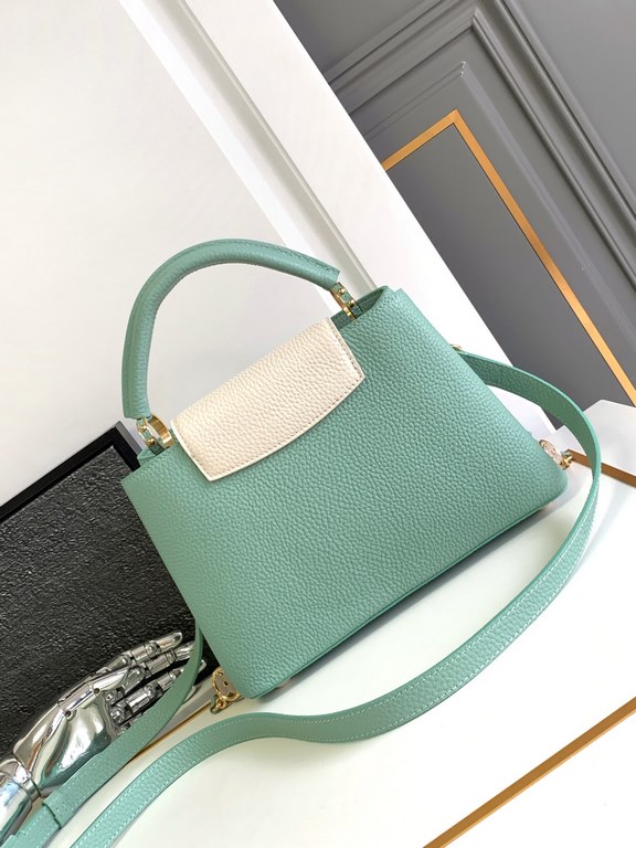 [Special original] M23950 Green (Dynamic Chip Edition) Leather is Italy A grade leather is in the quality, hardware, fabrics, handmade, oil edge, A-grade production Size 27x18x9CM bonded number