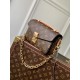 TOP ORIGINAL [EXCLUSIVE PHOTO M46279 OLD FLOWER] LV Messenger Bag Out Small The East West Métis handbag has a stylish, on-trend look in the form of a sleek over-the-shoulder school bag. Crafted from the brand's Monogram 