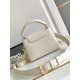 [Special original] M24683 Pearl White (Dynamic Chip Edition) Leather is Italy A grade leather is in the quality, hardware, fabrics, handmade, oil edge, A-grade production Size 21x14x8CM bonded number