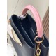 ExtraordinaryM20844 Black with Light Cherry Blossom Pink Floral TricotThis Capucines BB bag is made of Taurillon leather, with shades of the same color, making the classic shape even more striking. With an enameled Monog