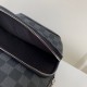 Top Grade N41719 Black Check Leather is genuine French grade A quality, handmade, oiled edges with exquisite details Size21x31x8