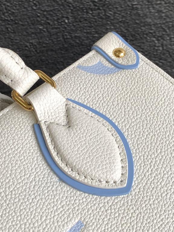 [Special original] M46833 white blue (dynamic chip version) leather is Italy A grade leather is in the quality, hardware, fabrics, handmade, oil edge, A-grade production Size 25x19x8.11.5CM bonded number