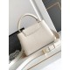 [Special original] M24684 Pearl White (Dynamic Chip Edition) Leather is Italy A grade leather is in the quality, hardware, fabrics, handmade, oil edge, A-grade production Size 27x18x9CM bonded number