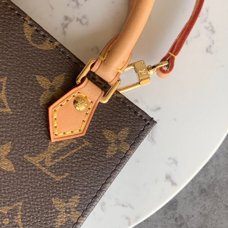 Top   Replica M69442 Organ Bag PETIT SAC PLAT Handbag Petit Sac Plat Handbag A pocket-sized version of Louis Vuitton's iconic Sac Plat handbag in Monogram canvas with top handles and a detachable leather shoulder strap. 