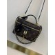 TopVANITY CHAIN POUCH handbagM47125The Vanity Chain Pouch draws inspiration from the classic vanity case and interprets the spirit of travel in Monogram canvas. Leather is incorporated into the top handle and detachable 