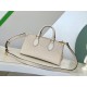 M23698 OnTheGo East West Handbag in Cream ColorIntroducing the Ays OnTheGo small tote bag design, the East West's ample shape is reinvented in Monogram Empreinte leather with a Giant Monogram embossed on the leather body