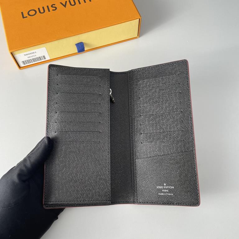 Top    Overseas Original N60091 Exclusive Photographs!Winter 2018 Brazza money clip in Damier Graphite canvas fabric with LV Alp themed design. The classic Louis Vuitton characteristic elements are integrated into the lo