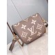 Exclusive M82208 silk-screened in light gray] Louis Vuitton's soft take on the trendy fanny pack design, the Mini Bumbag is crafted from Monogram Empreinte leather and features a zippered main compartment and zippered po