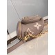 Exclusive M82208 silk-screened in light gray] Louis Vuitton's soft take on the trendy fanny pack design, the Mini Bumbag is crafted from Monogram Empreinte leather and features a zippered main compartment and zippered po