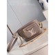 Exclusive M82208 silk-screened in light gray] Louis Vuitton's soft take on the trendy fanny pack design, the Mini Bumbag is crafted from Monogram Empreinte leather and features a zippered main compartment and zippered po