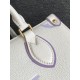 [Special Original] M46833 White Purple (Dynamic Chip Edition) Leather is Italy A grade leather is in the quality, hardware, fabrics, handmade, oil edge, A-grade production Size 25x19x8.11.5CM bonded number