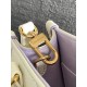 [Special Original] M46833 White Purple (Dynamic Chip Edition) Leather is Italy A grade leather is in the quality, hardware, fabrics, handmade, oil edge, A-grade production Size 25x19x8.11.5CM bonded number