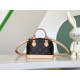 Alma Nano Shell Handbag] M82717 Old Flower (Color Change Leather)MINI SHELL BAG COLLECTION New launch Nano Alma handbag Reproducing the emblematic Alma bag in a miniature version of the Nano Alma. Louis Vuitton's signatu