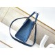 Top  M45653Blue M45661This Onthego mini shopper bag shows off the Monogram pattern to its best advantage, with large letters embossed on soft grained cowhide leather, an ample interior to hold a laptop and other office s