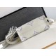 [Special original] M46993 White Purple (Dynamic Chip Edition) Leather is Italy A grade leather is in the quality, hardware, fabrics, handmade, oil edge, A grade production Size 18x15x8.5Cm