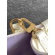 [Special original] M46993 White Purple (Dynamic Chip Edition) Leather is Italy A grade leather is in the quality, hardware, fabrics, handmade, oil edge, A grade production Size 18x15x8.5Cm