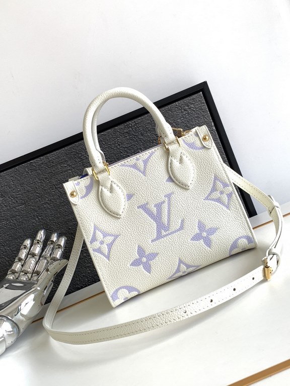 [Special original] M46993 White Purple (Dynamic Chip Edition) Leather is Italy A grade leather is in the quality, hardware, fabrics, handmade, oil edge, A grade production Size 18x15x8.5Cm