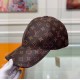 The cap is made of PU leather and head-layer cowhide.With packaging cloth bag, LV Louis Vuitton classic original single baseball cap, classic old flower, 11 open mold customized, the original counter PU leather   head la