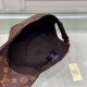 The cap is made of PU leather and head-layer cowhide.With packaging cloth bag, LV Louis Vuitton classic original single baseball cap, classic old flower, 11 open mold customized, the original counter PU leather   head la