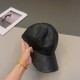 LVLouis Vuitton   High Version, Men's and Women's New MONOGRAM SHADOW Embossed Printed Leather Hat