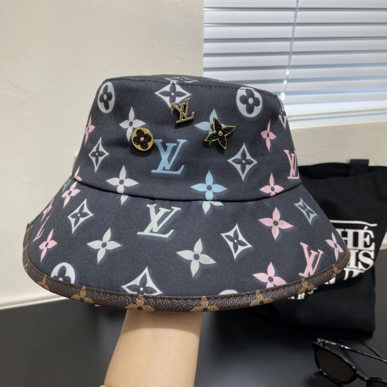 New! Louis Vuitton LouisVuitton   new LV fisherman hat heavy industry to build   fisherman series high-end atmosphere, versatile models   men and women!