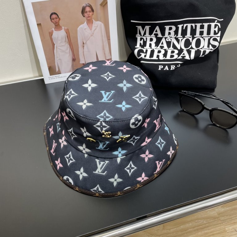 New! Louis Vuitton LouisVuitton   new LV fisherman hat heavy industry to build   fisherman series high-end atmosphere, versatile models   men and women!