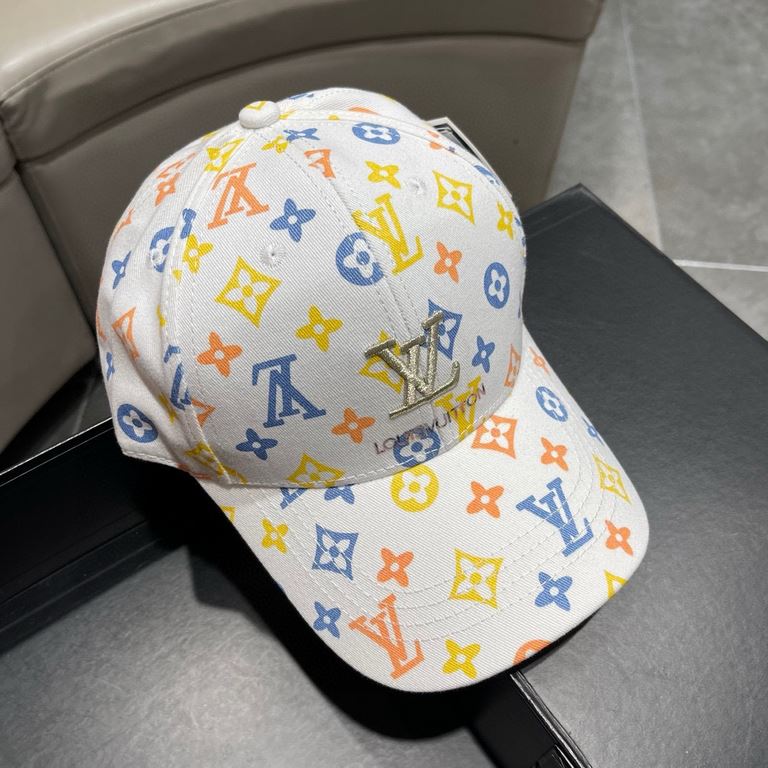 LV Louis Vuitton classic original single baseball cap 11 open mold ordering, the original counter long years burst version, the quality is superb, the basic head circumference of 56, the patch can be adjusted.