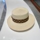 LV flat cap  flat straw hat  straw hat beach hat