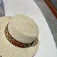 LV flat cap  flat straw hat  straw hat beach hat