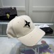 LouiVuittonLV  Counter new Louis Vuitton home embroidered baseball cap, simple and generous Men and women universal sun hat.