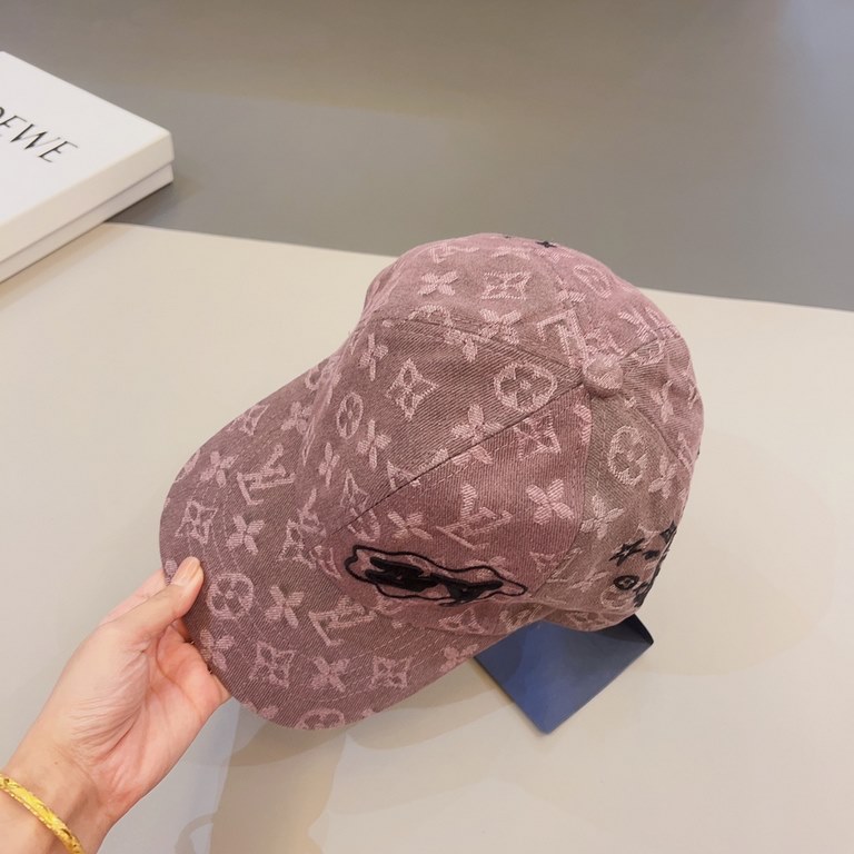 The Louis Vuitton LV  Bleached Cowboy Hat combines a sporty design with original cartoon pattern embroidery. The timeless style with a six-section crown is crafted from stonewashed cotton with aged detailing to emphasize