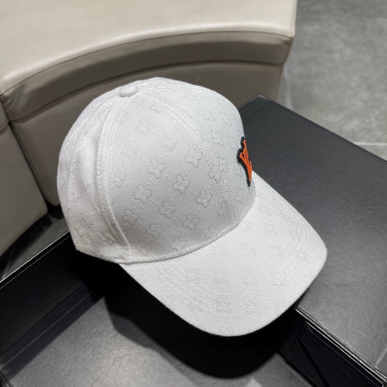 The lv jacquard upgrade ships! Fabric upgrades, accurate pair of flowers!With box bag, LV Louis Vuitton new original single baseball cap, LV cowboy jacquard, counter 11 open mold customized, the original canvas fabric is