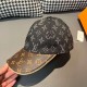 LV (Louis Vuitton).With box cloth bag, LV (Louis Vuitton) new original single baseball cap, old flower splicing, 11 open mold customized, original denim fabric   counter old flower leather, workmanship is meticulous and 