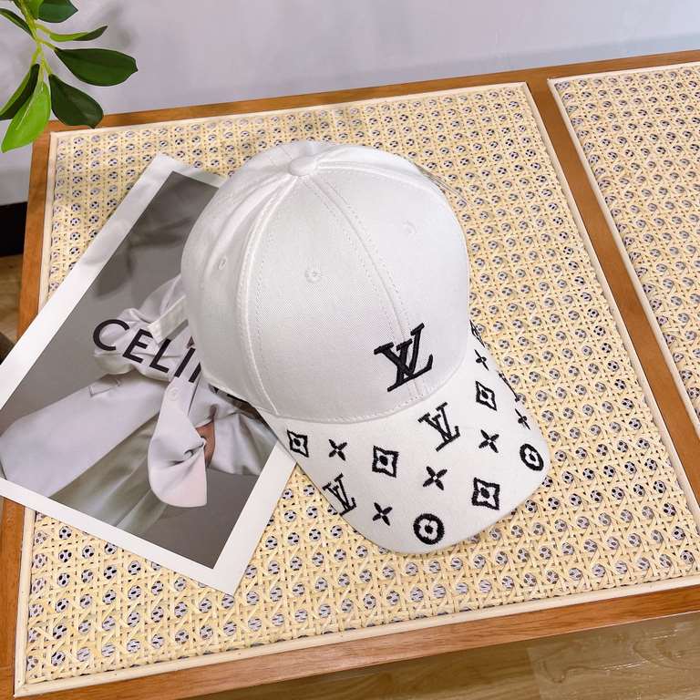 Louis Vuitton LV ~ 2023 spring and summer new explosive models of baseball caps  , the big models are super good with, hurry to get!