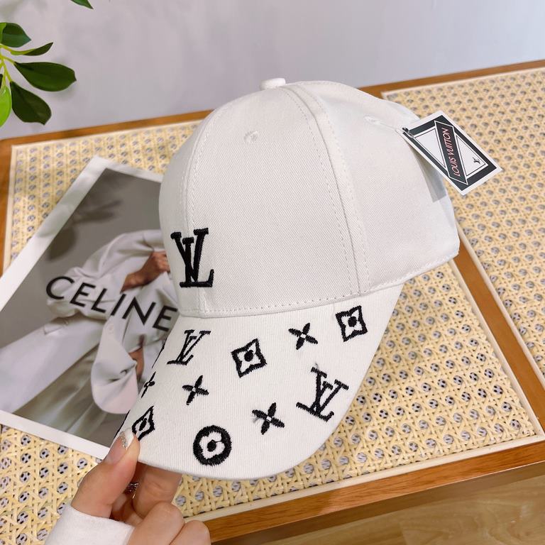 Louis Vuitton LV ~ 2023 spring and summer new explosive models of baseball caps  , the big models are super good with, hurry to get!