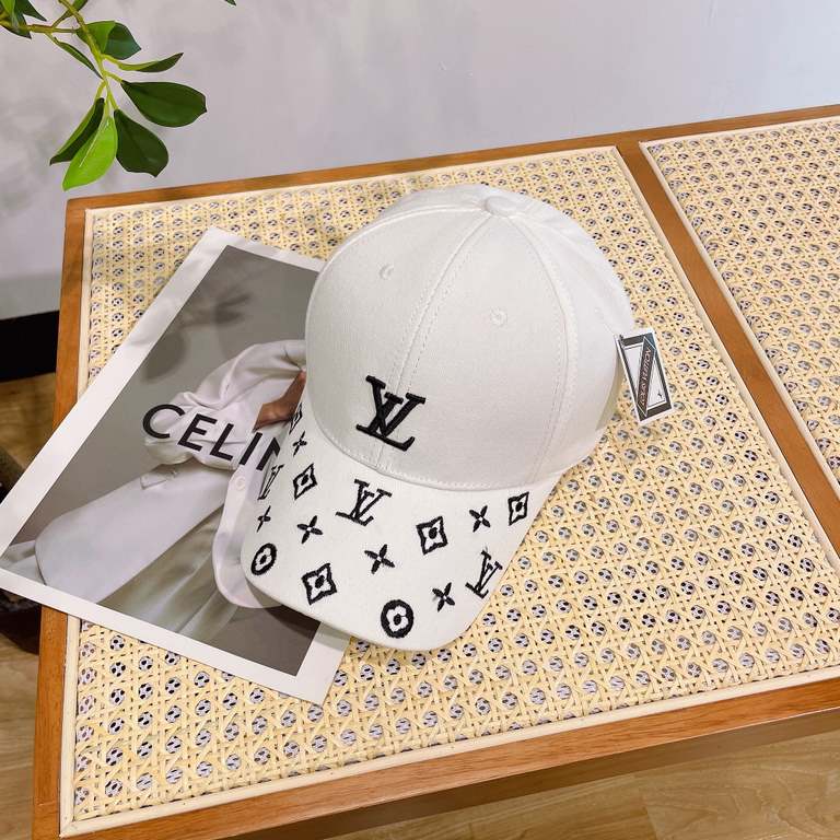 Louis Vuitton LV ~ 2023 spring and summer new explosive models of baseball caps  , the big models are super good with, hurry to get!