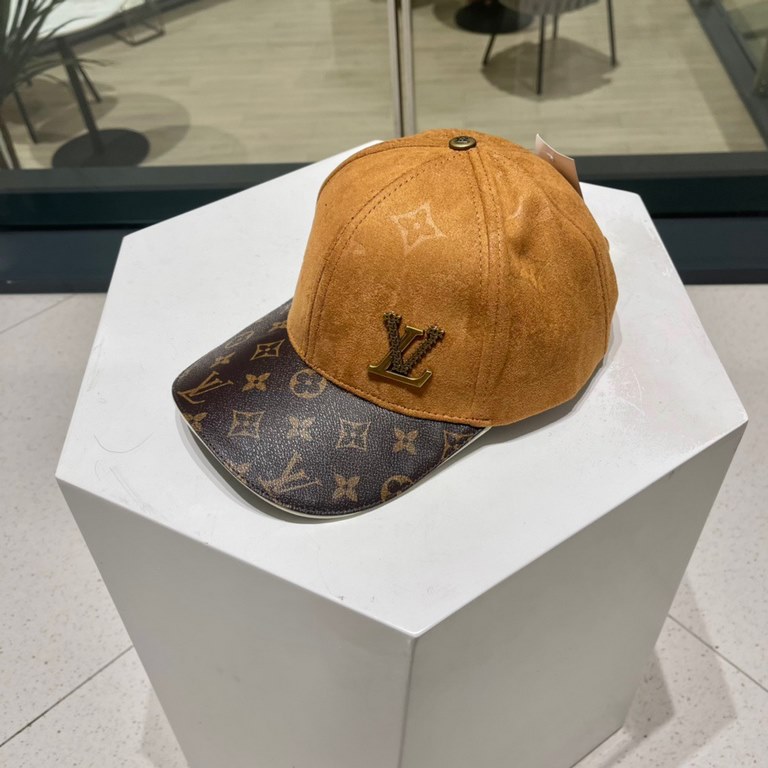 Louis Vuitton Baseball Caps LouisVuitton   New LV baseball caps, heavy duty   perfectly spliced leather, high-end atmosphere, versatile models   men and women!