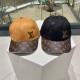 Louis Vuitton Baseball Caps LouisVuitton   New LV baseball caps, heavy duty   perfectly spliced leather, high-end atmosphere, versatile models   men and women!