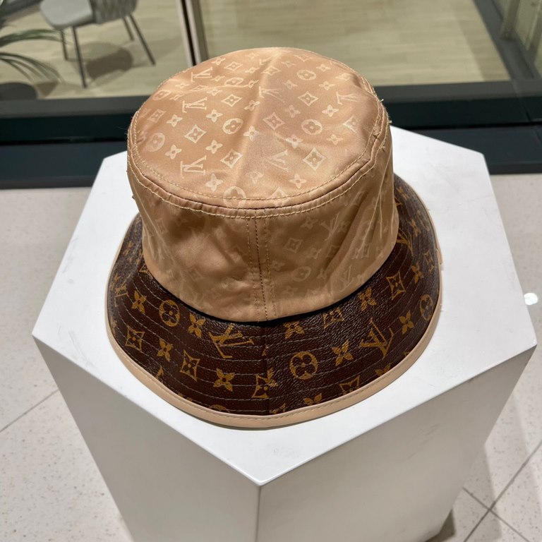 [LV] 2023 new old flower fisherman's hat, canvas, atmosphere full of sense, super good with, new shelves