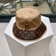 [LV] 2023 new old flower fisherman's hat, canvas, atmosphere full of sense, super good with, new shelves