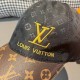 LV (Louis Vuitton) new original single baseball cap.With box cloth bag, LV (Louis Vuitton) new original single baseball cap, old flower splicing, 11 open mold customized, original printing satin fabric   counter old flow