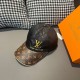 LV (Louis Vuitton) new original single baseball cap.With box cloth bag, LV (Louis Vuitton) new original single baseball cap, old flower splicing, 11 open mold customized, original printing satin fabric   counter old flow