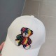 LV new duck tongue cap, high quality baseball cap, black and white two colors, head circumference about 57cm