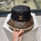 [LV] 2023 new old flower fisherman's hat, canvas, vibe full of sense, super good with, new on the shelves