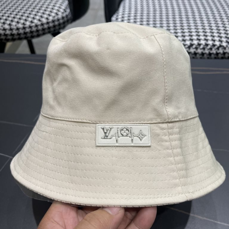 . Louis Vuitton LouisVuitton 2024 new LV fisherman's hat, heavy construction   fisherman series high-end atmosphere, versatile models