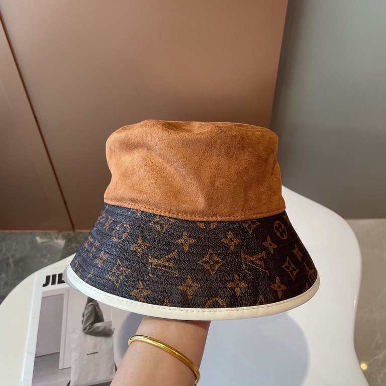 Louis Vuitton LV new patchwork old flowers fisherman hatClassic old flowers never go out of fashion can be worn by both men and womenCasual and uncomplicated, you're the one with the big style!Share the beauty Share the 