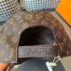 The new LV Louis Vuitton original single baseball capWith box cloth bag, LV Louis Vuitton new original single baseball cap, colorful jacquard, counter 11 open mold ordering, original canvas material   head layer cowhide,