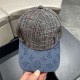 LV (Louis Vuitton) new original single baseball cap, old flower splicing, 11 open mold customized, original denim fabric   counter old flower leather, meticulous and perfect workmanship, superb quality, the base head cir